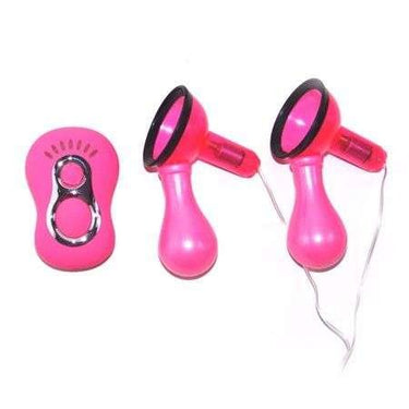 Stimolatore capezzoli rosa con telecomando e 7 vibrazioni